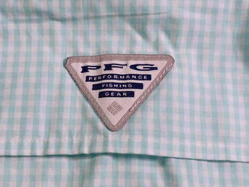 Columbia PFG Men M Omni-Shade Super Bonehead Long Sleeve Shirt GulfStream Plaid - Picture 15 of 21