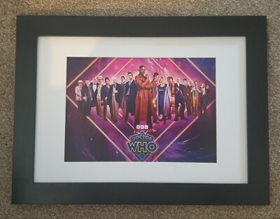 Poster A3 Doctor Who 60th Anniversary - Avec Les 13 Docteurs - Neuf, Origine Royaume-Uni
