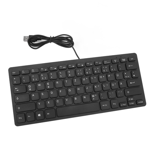 78 Keys Language Ultra Thin Keyboard Plug And Play Splash Proof USB Wired Co Kit - Picture 20 of 32