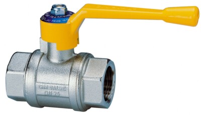 Cimberio Gaskugelhahnventil 3/8'' CIM 10G - 3/8 Hebelgriff Typ T10 Buchse x Buchse