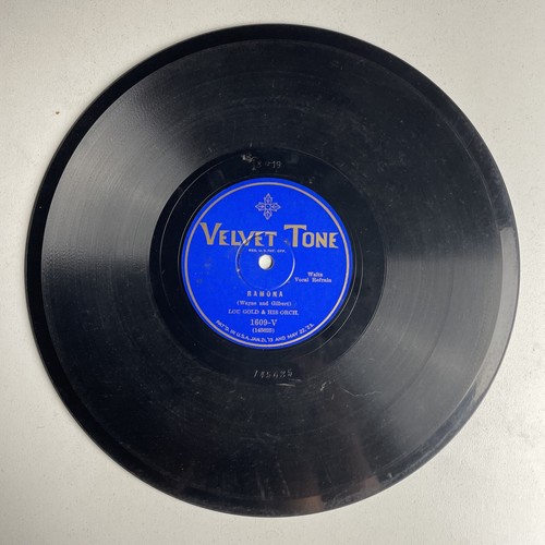 10" 78 RPM-Westerners-Moonlight Lane/Lou Gold-Ramona/Velvet Tone 1609-V - Picture 2 of 4