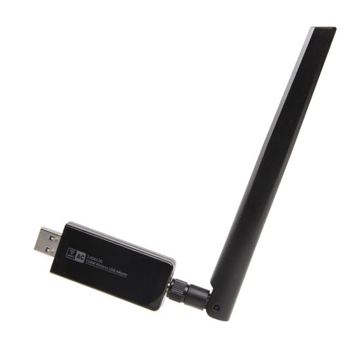 Adaptador USB inalámbrico RTL8812AU USB 3.0 doble banda 1200 Mbps 802.11ac con antena - Imagen 5 de 6