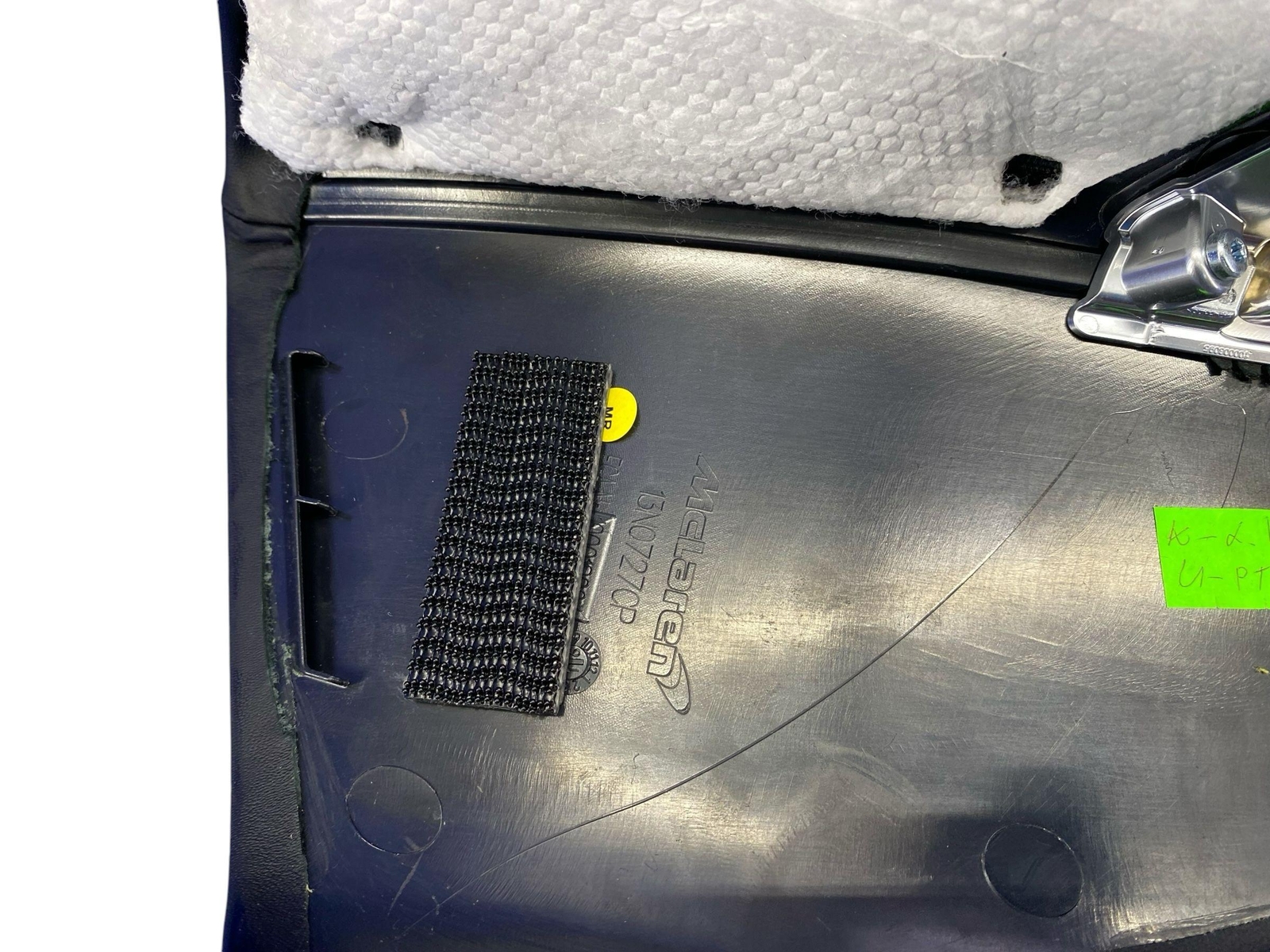 2016-2021 MCLAREN 570S FRONT RIGHT UPPER B PILLAR TRIM COVER PANEL 13N0731CP OEM
