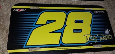 New Ricky Rudd Plastic License #28 Wincraft Nascar Racing Y2k | eBay