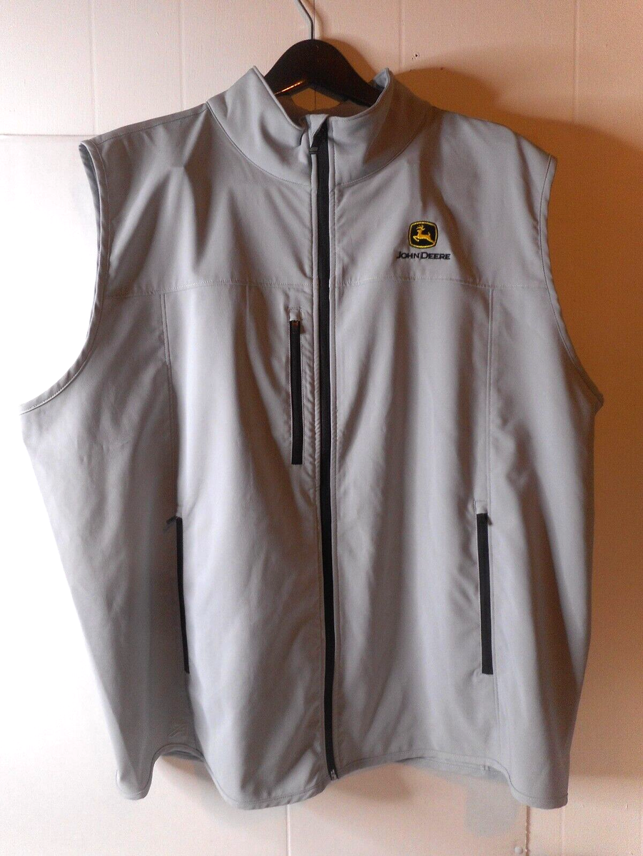 John Deere Logo AHEAD USA Performance M001 Sleeveless Vest M