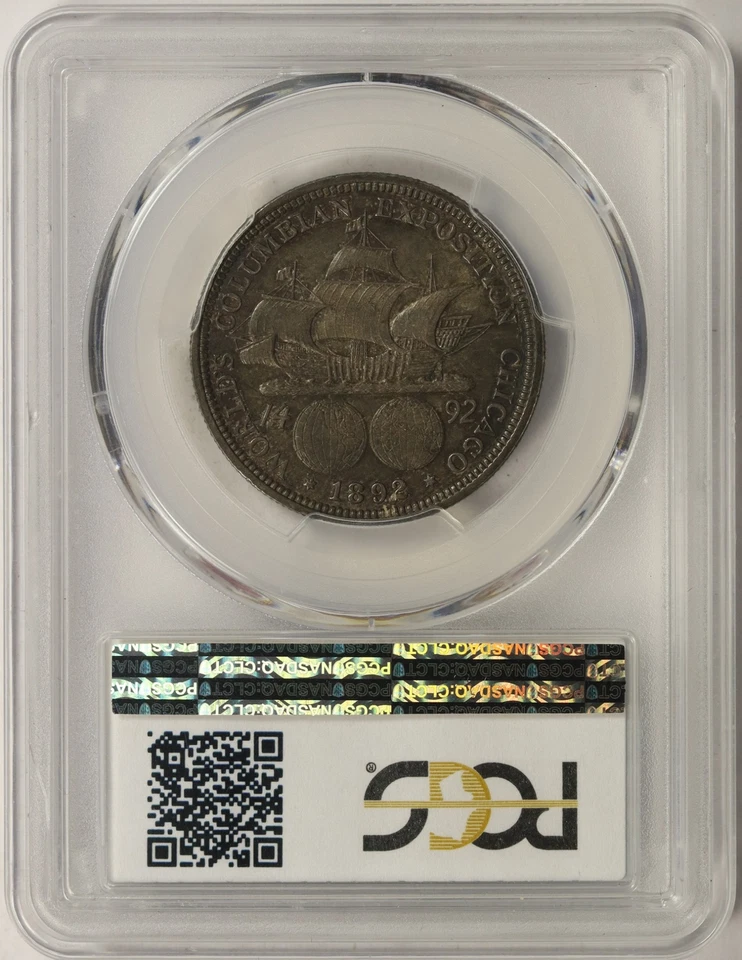 1892 Columbian 50c Commemorative Half Dollar PCGS MS64 - Image 2 of 4