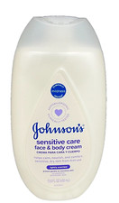Johnson's Sensitive Care Face  Body Cream 13.6 oz
