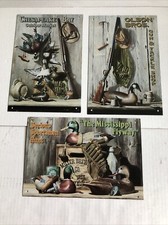 Duck Hunting Hunter Tin Sign Wall Decor Cabin Garage Lot Of 3 6x9  Outdoorsman