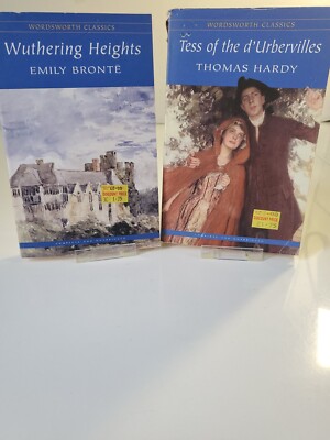 Wuthering Heights by Emily Bronte Tess Of The D'Urbervilles Hardy Joblot study 