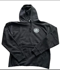 Black jacket with White logo - Moog Robot Pullover Hoodie - Large Size