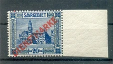 Saar Dienst 5III Abart** MNH Postfrisch Y72359