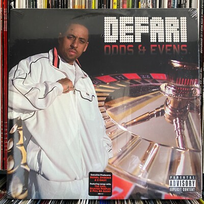 DEFARI - ODDS & EVENS (VINYL 2LP) 2003!!  RARE!!  DILATED PEOPLES + ALKAHOLIKS!!