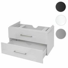 Premium Waschbeckenunterschrank HWC-D16, Waschtisch Badmöbel, hochglanz 90cm
