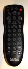 Radio Shack 15-2147 3-In-One Universal Remote Control For VCR/DVD CBL/SAT TV