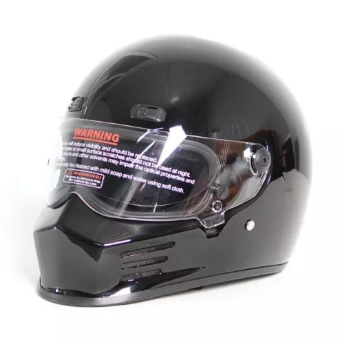 DOT Approved Fiberglass Motorcycle Helmet Full Face Racing Motorbike Helmets - Bild 1 von 9