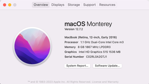 Apple MacBook 12 inch Laptop - MLHE2LL/A (2016, Gold) - Picture 4 of 4
