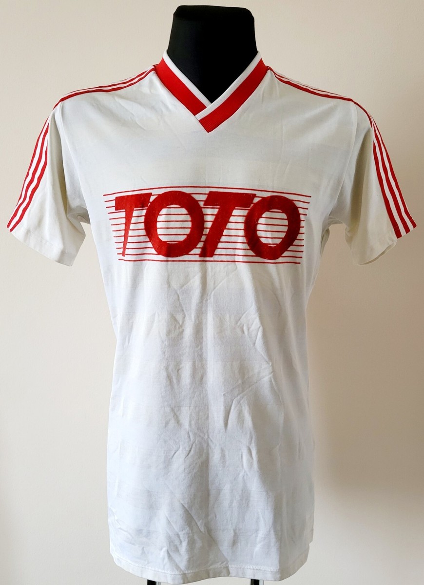 S1037◆FC東京 1999年 記念 Tシャツ XO adidas ホワイト Adidas Toto vintage football made in West Germany Player