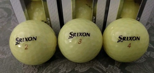 Srixon Z-Star SL Tour Yellow Golf Ball 3 Sleeves 9 Balls Marked 2, 3, 4 READ - Picture 6 of 7
