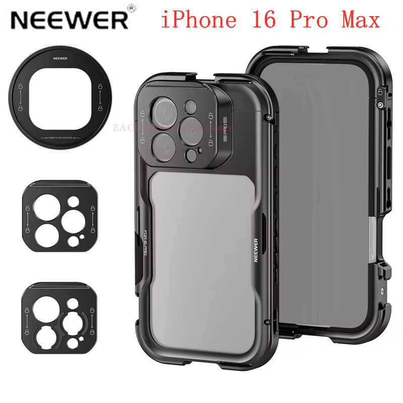 NEEWER Protective Case 17mm Lens Baseplate 67mm Adapter For iPhone