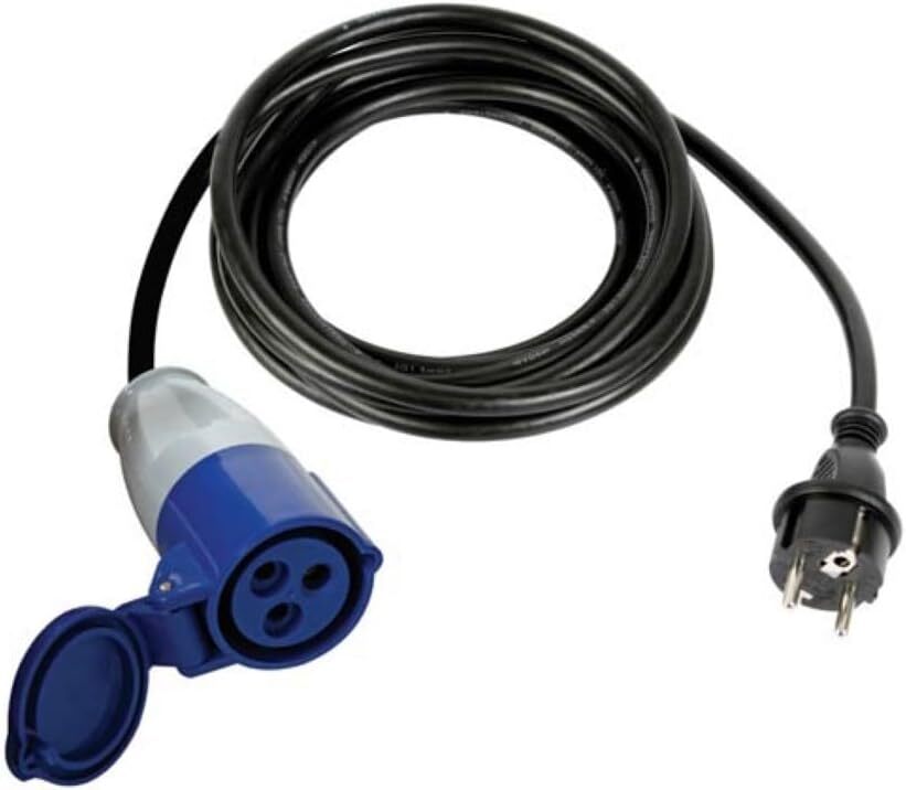 Thumbnail - Perel Eceec-3 Adapterkabel Schuko/eurostecker - 3m, 230v, 19.8 Watt