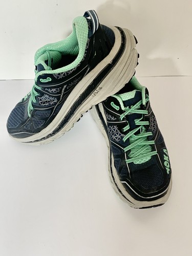 Hoka One One Stinson 3 ATR Women's Trail Running Shoes Midnight Navy Size 8.5 - Picture 4 of 10