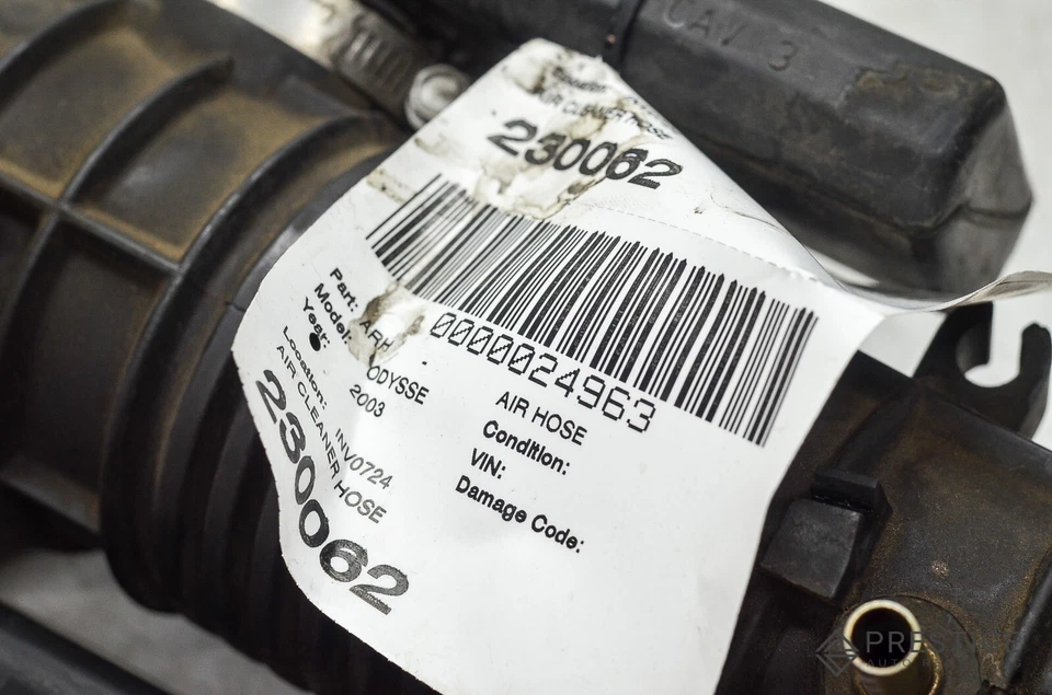 2002-2004 HONDA ODYSSEY LIMPADOR DE AR FILTRO ENTRADA MANGUEIRA TUBO TUBO FABRICANTE DE EQUIPAMENTO ORIGINAL - Imagem 3 de 3