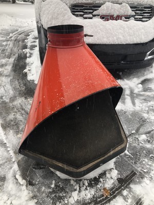 Vtg Preway Fireplace Red Swag Cone Shape Mid Century Modern Art