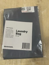 OCM Laundry Bag 24"x36" Drawstring Bag Hamper Grey New 
