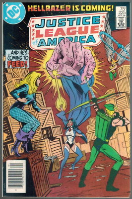 Justice League of America 225 Hellrazer Is Coming! VF- 1984 DC