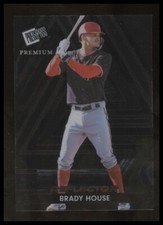 Leaf Press Pass Premium Metal Baseball 1/1 Proof Reflector Brady House