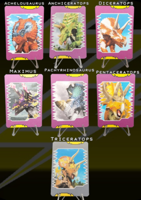dinosaur pokemon cards Dinosaur King Replica Spectral Armor Cards (Choose)
