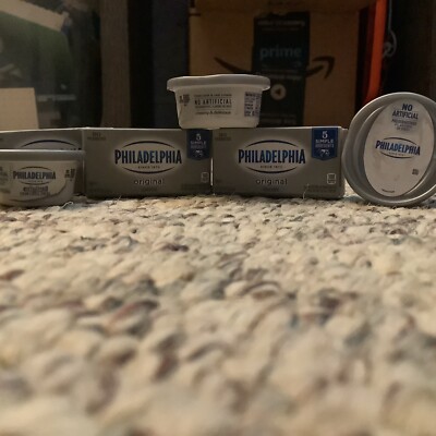 Mini Brands Lot Of 6 Philadelphia Cream Cheese  