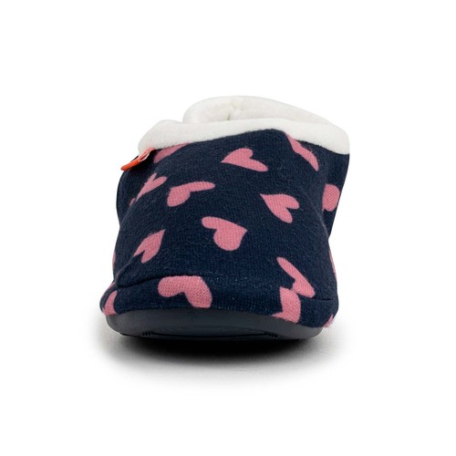 ARCHLINE Orthotic Slippers CLOSED Arch Scuffs Moccasins Pain Relief in Navy - Picture 8 of 11