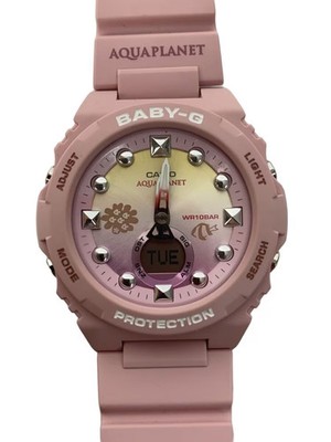 CASIO Quartz Wristwatch BABY G Digital Analog Rubber PNK