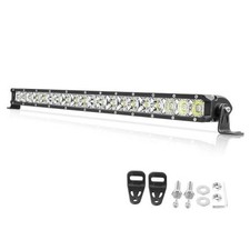 20 Inch LED Light Bar Single Row Off Road Lights 200W Spot Flood Combo 20 inch