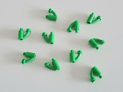 10x Lego Pflanzen Halter Stamm Stiel Stengel hellgrün NEU 1566