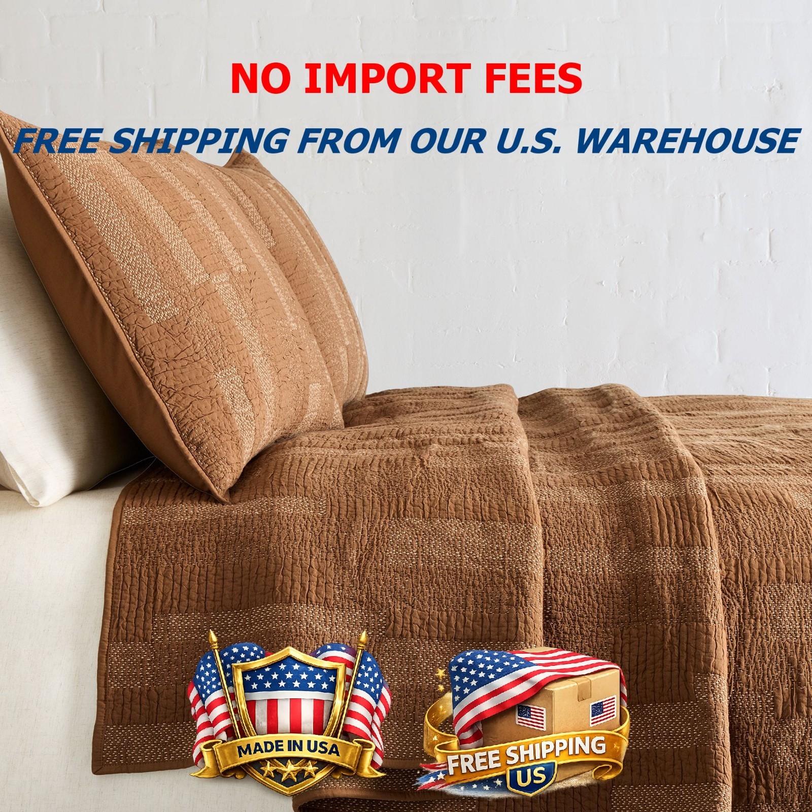 West Elm Reflections Linear Stitch Matelasse Quilt 100% Cotton Bedding BRAND NEW