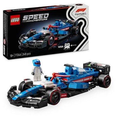 Lego 77246 Speed Champions Visa Cash App RB VCARB 01 F1 Rennwagen mit einer Sammlung...