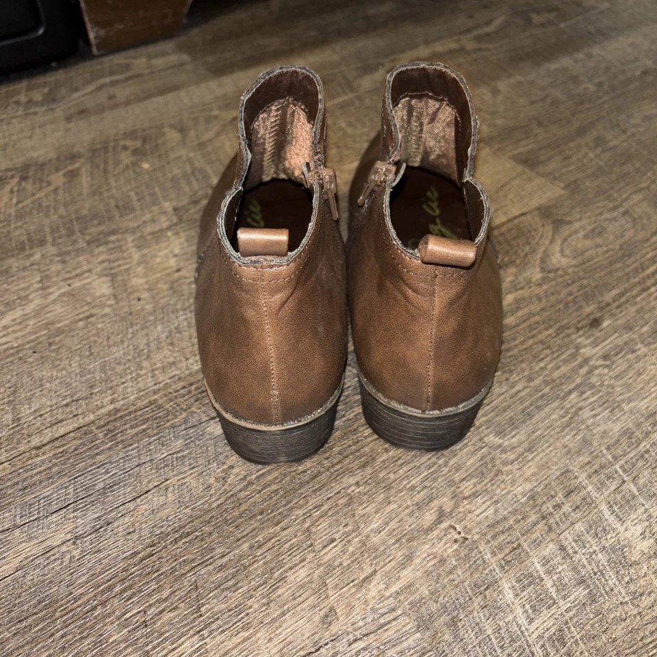 American Rags, botines de imitación de cuero marrón, para mujer talla 7 Foto 4 de 4