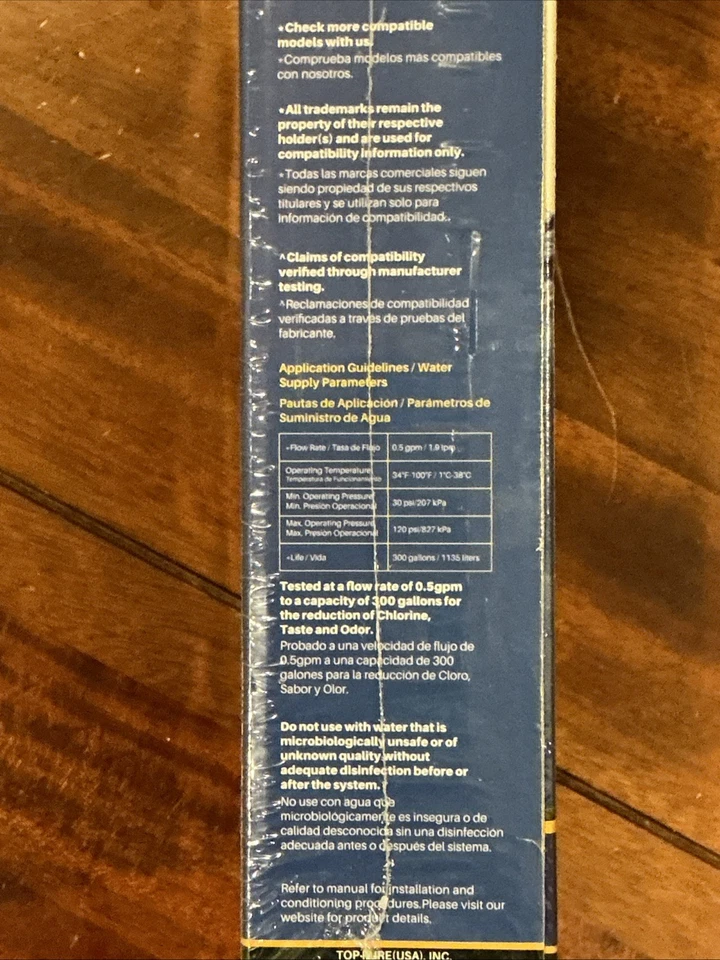 RWF3600A Replacement for GE RPWF (Not RPWFE), Refrigerator Water Filter,3PACK - Image 2 of 2