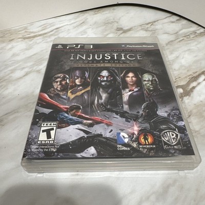 Injustice Gods Among Us Ultimate Edition PS3 PlayStation 3