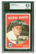 1959 Topps Mickey Mantle #10 BVG 8.5  NM MT+ Perfectly Centered