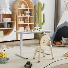 FunniHomi Electric Standing Desk, Adjustable Height Desk for Home Office