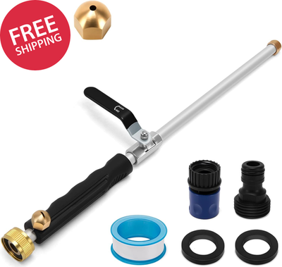 #ad 2 in 1 High Pressure Jet Nozzle Power Washer Garden Hose Spray Attachment Tool $38.98