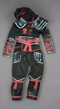 NINJA HALLOWEEN COSTUME WITH DRAGON  Hood - Size 8 - 10