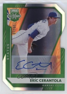 2021 Elite Extra Edition Status Signatures Die-Cut 7/37 Eric Cerantola Auto 0wn0