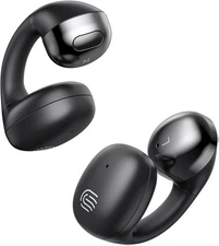 New Open Ear Clip on Earbuds Bluetooth 5.4 Running Headphones Black Audio Device