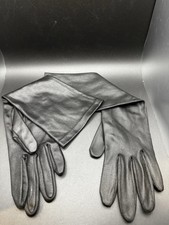 Vintage Woman  s Black Long Gloves