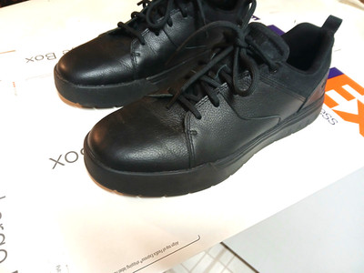 MEN TIMBERLAND MAPLE GROVE LOW LACE SNEAKER BLACK 10.5