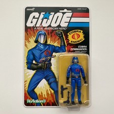 G.I. JOE   COBRA COMMANDER  O-Ring   Action Figure   Super7 ReAction    3.75
